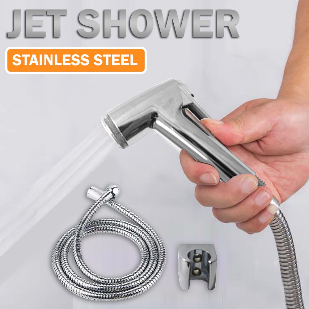 JET SHOWER  STAINLEES / SEMPROTAN KLOSET WC KAMAR MANDI / SHOWER WC STENLES/ KERAN SEMPROT STAINLEES