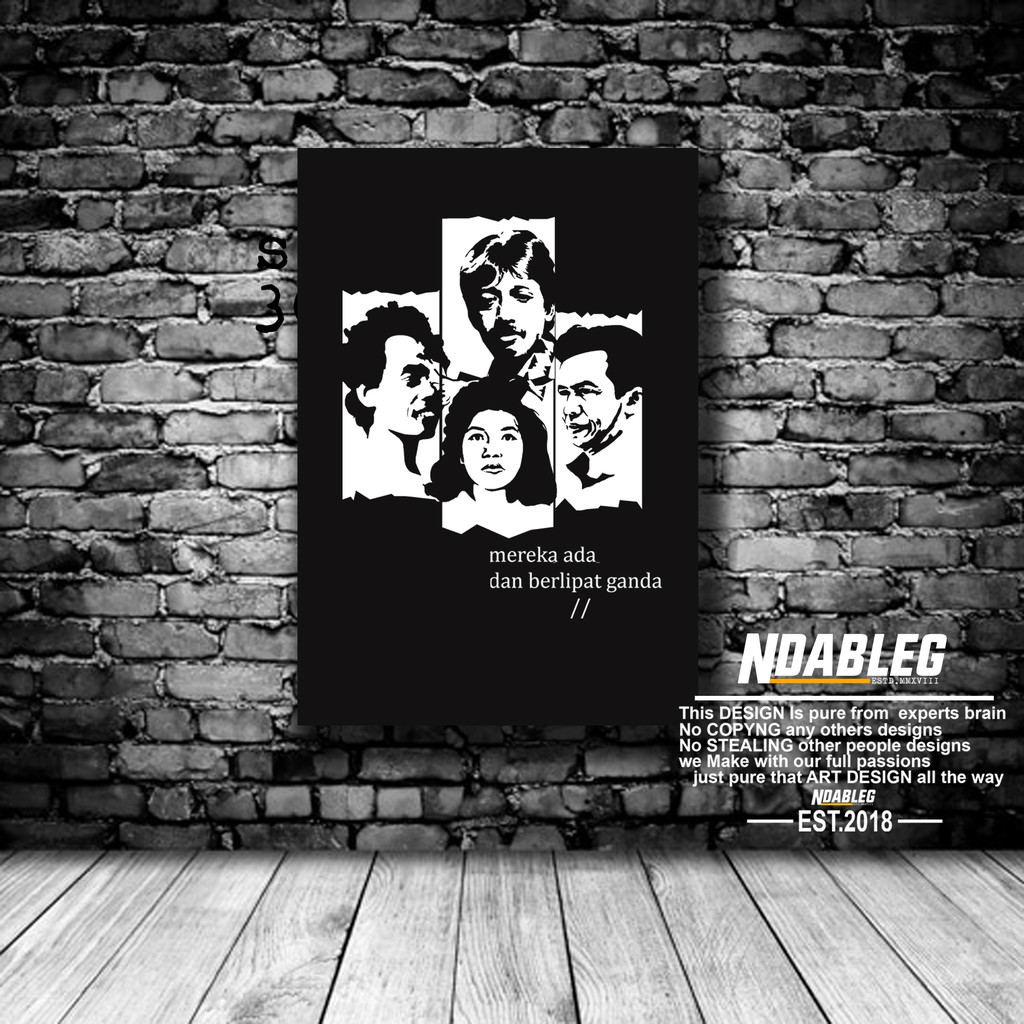 POSTER AKTIVIS POSTER KAYU AKTIVIS