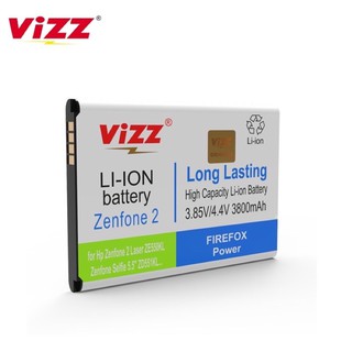 Baterai VIZZ ASUS ZENFONE 2 LASER 5.5” ZE550KL / ZENFONE SELFIE / Baterai Double Power zenf 2 Laser