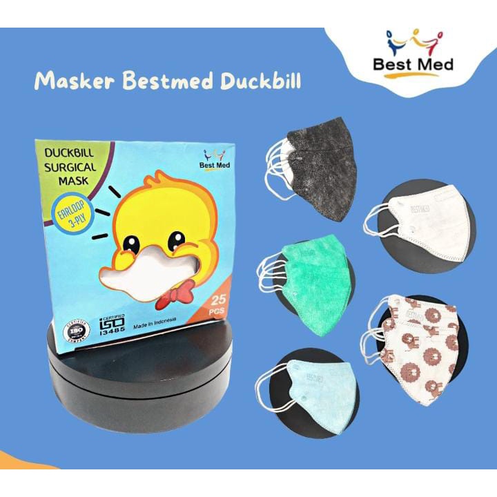 Masker Duckbil Medis Anak Bestmed/Masker Duckbil Medis Dewasa Bestmed