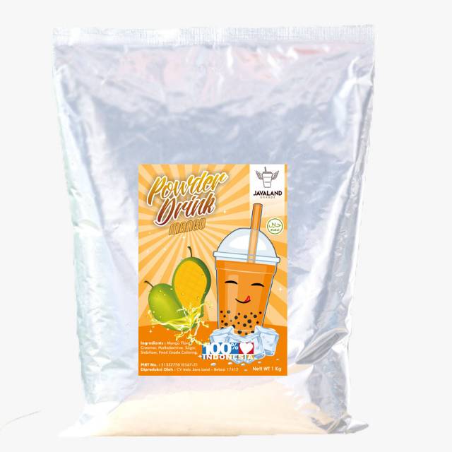 Bubuk Minuman Bubble Powder Drink Rasa Mango 1kg JAVALAND Depok