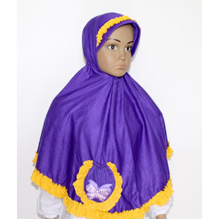 NEW PROMO  JILBAB ANAK INSTAN SD JILBAB ANAK MURAH JILBAB ANAK SD LUCU KC02