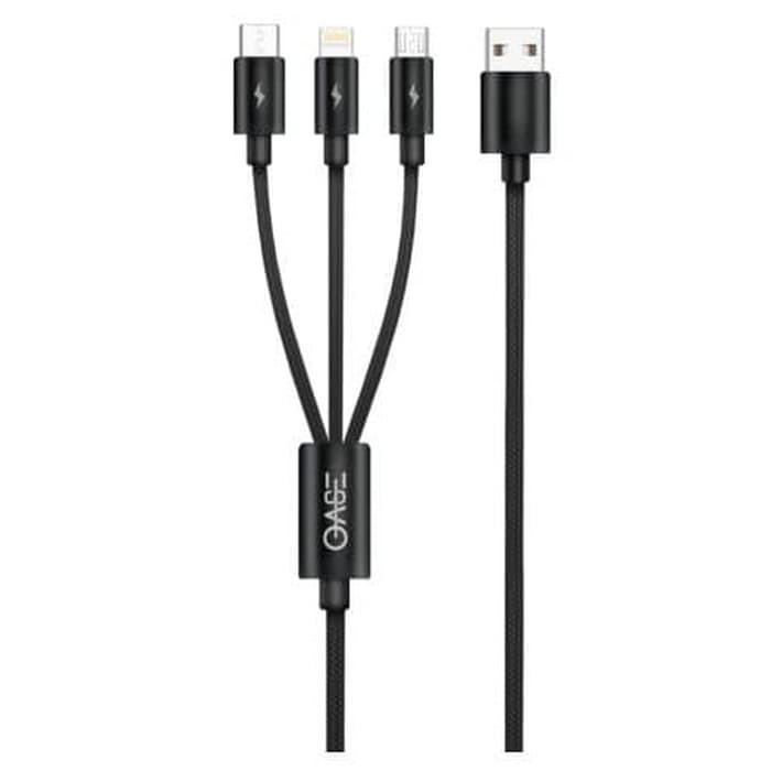 OASE 3 in 1 USB CHARGING CABLE Model M9
