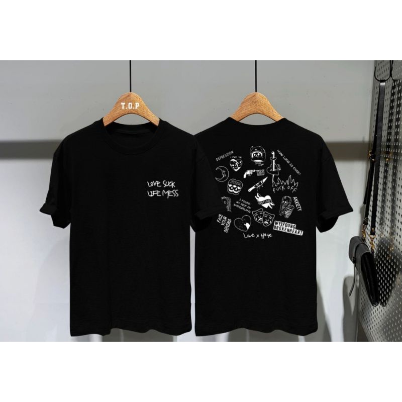 (COD) EFILOP Kaos Distro YP Love Suck / Kaos Pria / Kaos Wanita