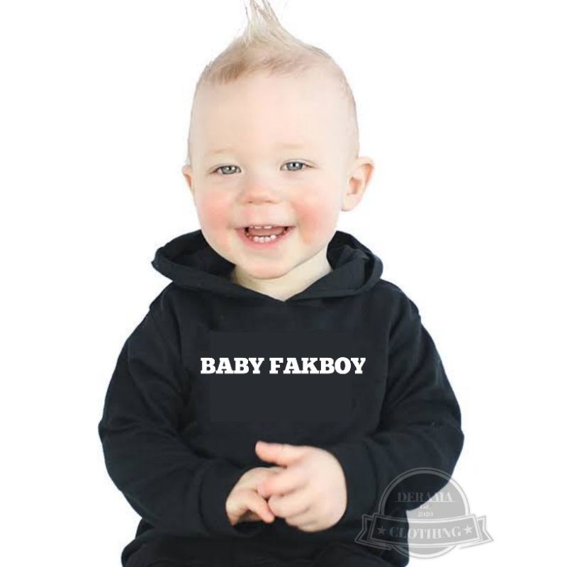 Jaket/Sweater Unisex Anak-anak 1-10th BABY FAKBOY logo