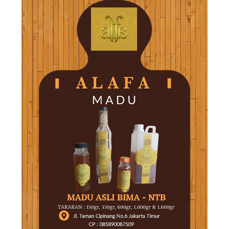 

Madu Asli BIMA - NTB 150 Gr, 330 Gr,600 Gr, 1Kg & 1.6 kg