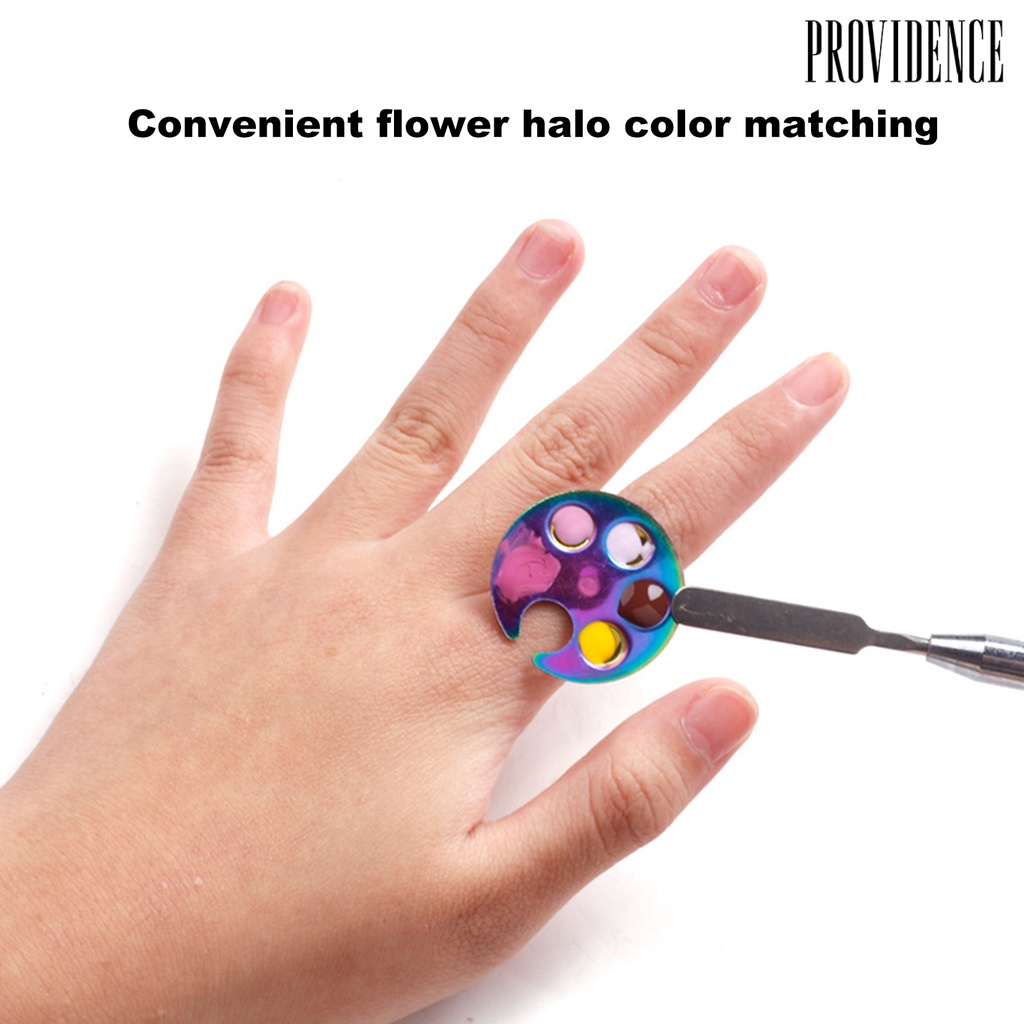 Providence Cincin Palet Display Warna Kutek Multifungsi Untuk Manicure / Nail Art