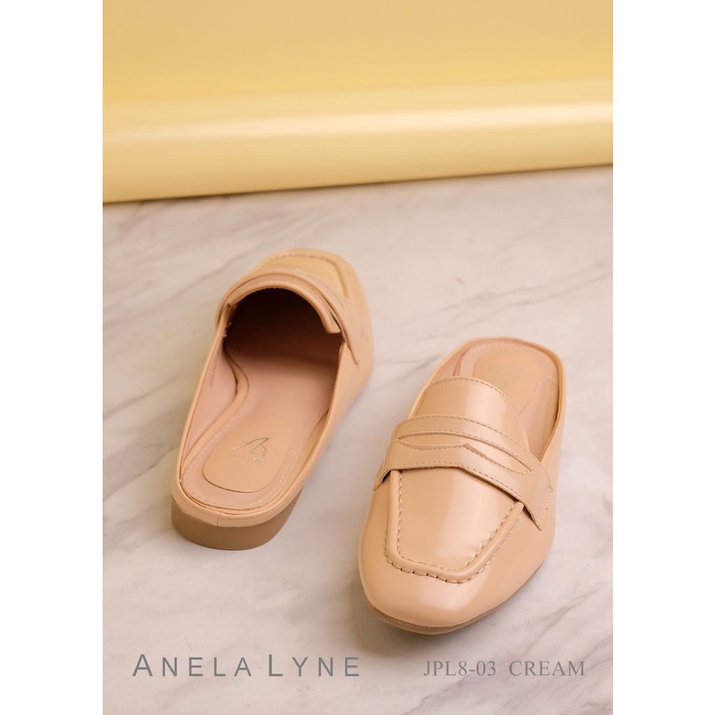 ANELA LYNE FLAT MULES BATHANY PL8-03 ORIGINAL