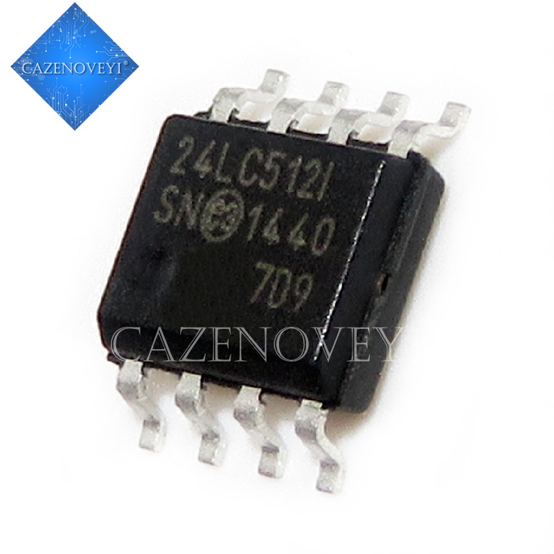5pcs Ic Pic24Lc512-I / Sn 24lc512-i / Sn 24lc512 Sop-8