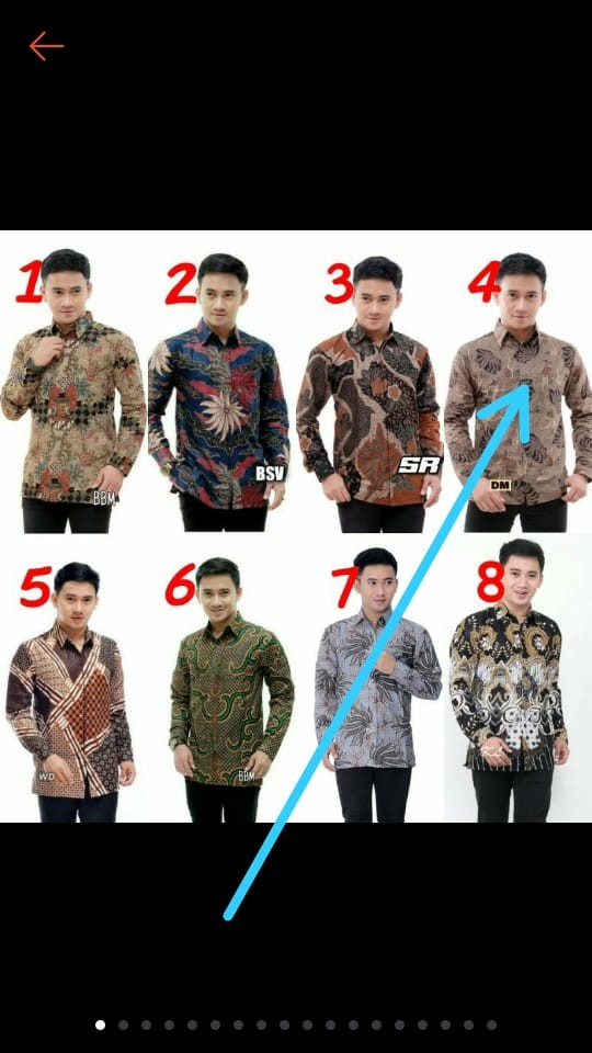 Kemeja Batik Pria Lengan Panjang/kemejapria/kemejabatik