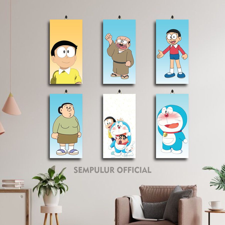 Jual POSTER RUANG WALLPAPER DORAEMON DINDING 15X30 C2X63/70MOX