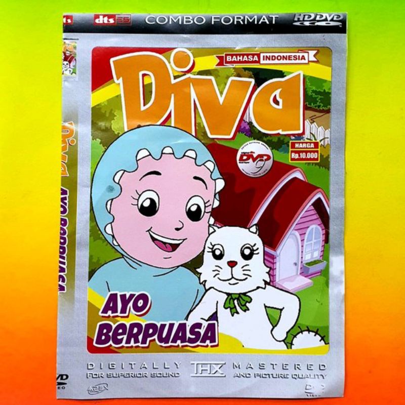 KASET DISC VIDEO FILM DIVA AYO BERPUASA EDUKASI ANAK - KASET PILEM BELAJAR BERSAMA DIVA TERLENGKAP
