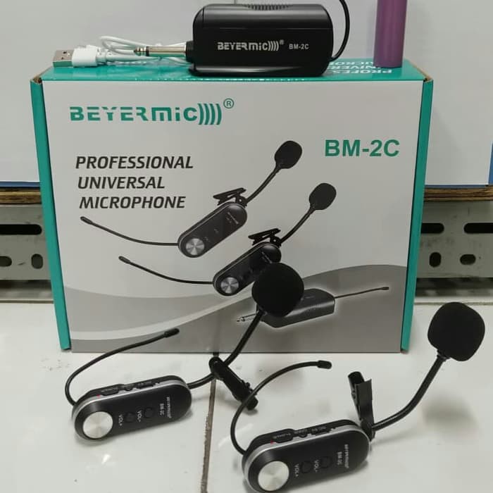 Mic Wireless Beyermic BM 2C Original Headset Beyermic BM-2C