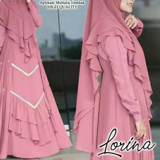 *Model Baru,,» LORINA GAMIS SYARI MODEL TER 2020 ns fc najibah #HIJABERS #MUSLIMAH #BAJUSYARI #GAMIS