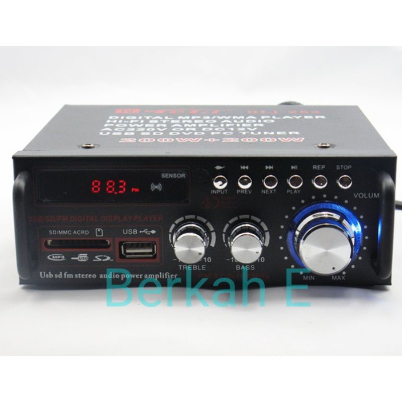 Amplifier Mini Teli BLJ-253 USB FM Radio