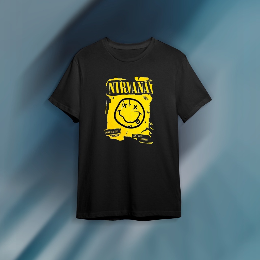 KAOS NIRVANA / KAOS BAND NIRVANA 4 / T-SHIRT NIRVANA