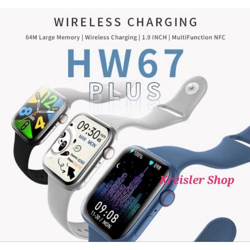 Smartwatch HW67 plus Arloji pintar Jam tangan pintar HW 67 plus Smart Watch