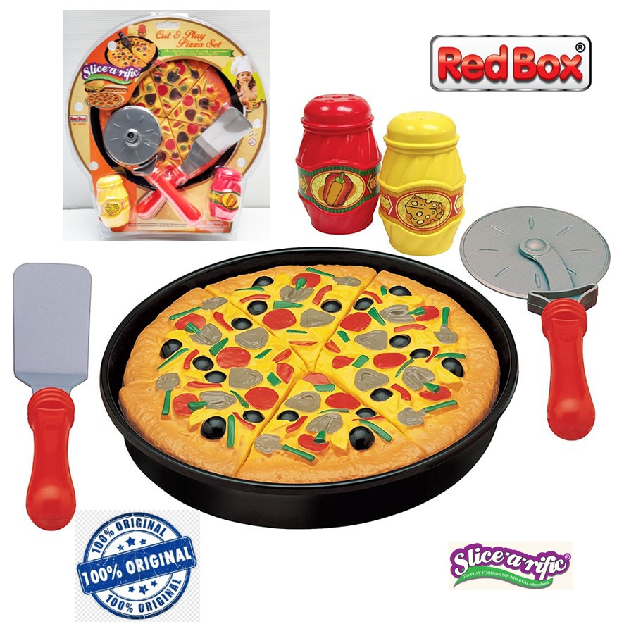 Red Box Toy Slice a Rific Cut & Play Pizza Set 22676 Playset Masak RedBox