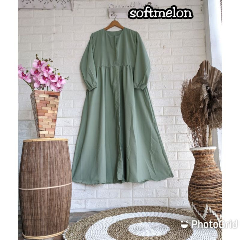 {COD}Babydol terlarisss//Lamia babydol wolfis terbaru//Gamis lamia wolfis COD//Dress COD terlarisss//COD Terlariss Terbaru-Softmelon