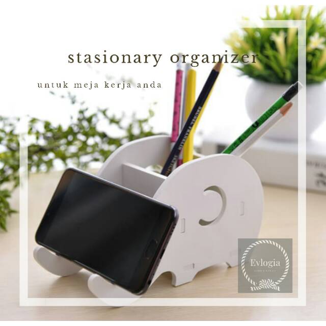 

Stasionary Organizer tempat pulpen ballpoint remote handphone desktops A 514