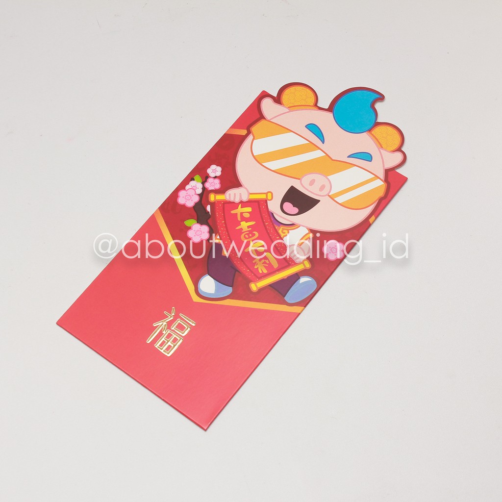 

Angpao Babi banner imlek chinese new year shio hok