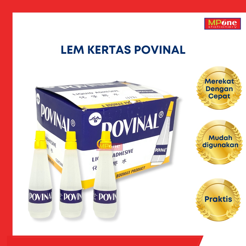 

(1 PCS) Lem Kertas Povinal / Lem Povinal / Lem Cair Povinal