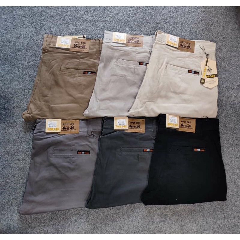 Celana Jumbo panjang chinos XPD 39-44