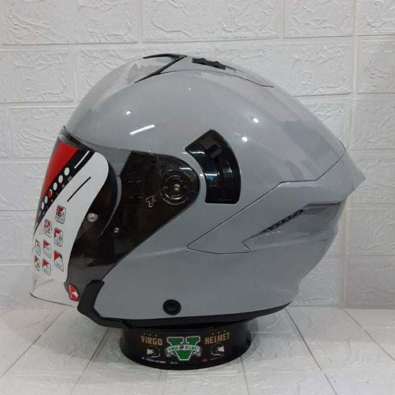 KYT HELM NFJ SOLID ASPHALT GREY KYT NFJ GREY ORIGINAL TERMURAH