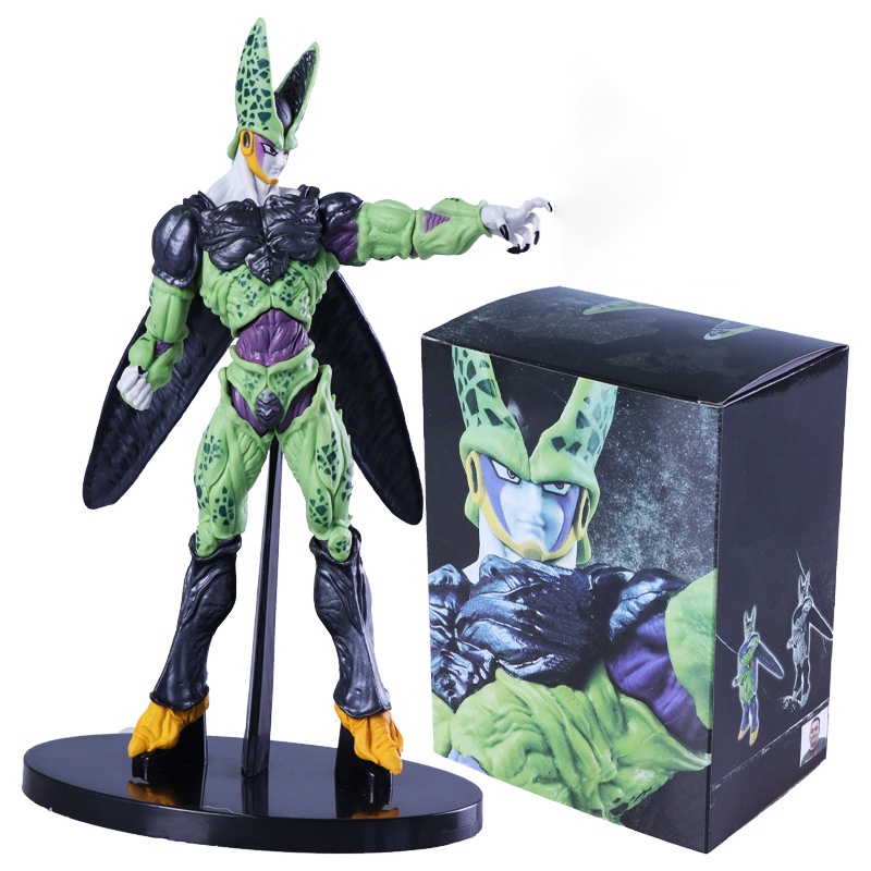 Mainan Action Figure Anime Dragon Ball Z Cell 22cm Bahan Pvc Untuk Dewasa