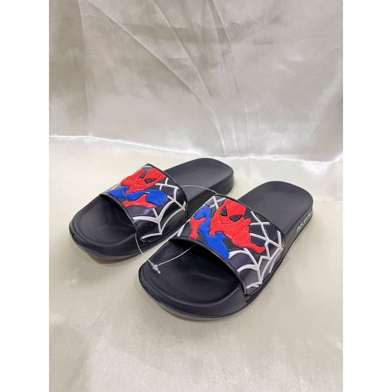 sandal slop anak karakter Spiderman inkayni