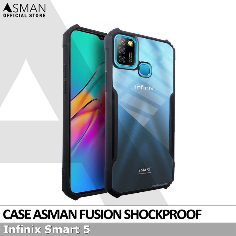 Asman Fusion Infinix Smart 5 Case Premium Amor Acrylic