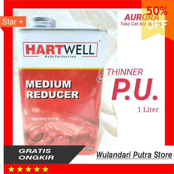 Tiner Hartwell Medium Reducer Thiner PU Thinner Polyurithane Super High Gloss Hatwel Harwel Hartwel
