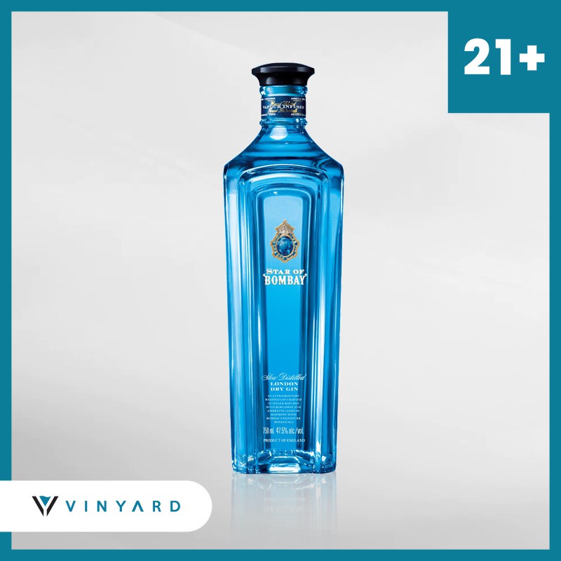 Star Of Bombay Gin 750 ml ( Original &amp; Resmi By Vinyard )