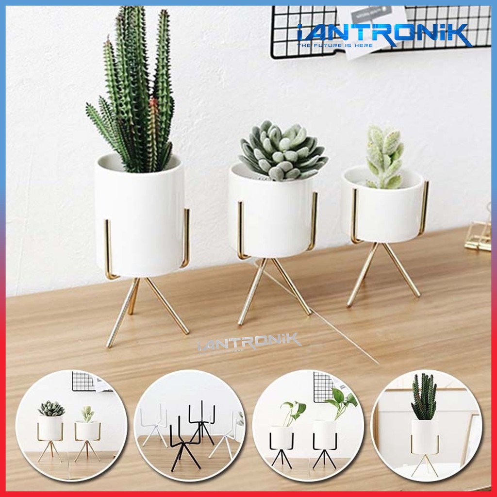 KIYOTE Mini Pot Stand Nordic Style Minimalis / Pot Hias Bunga Sukulen