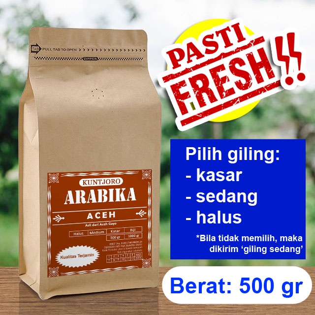 

Kopi Arabika Aceh 500 gram Arabica Kuntjoro