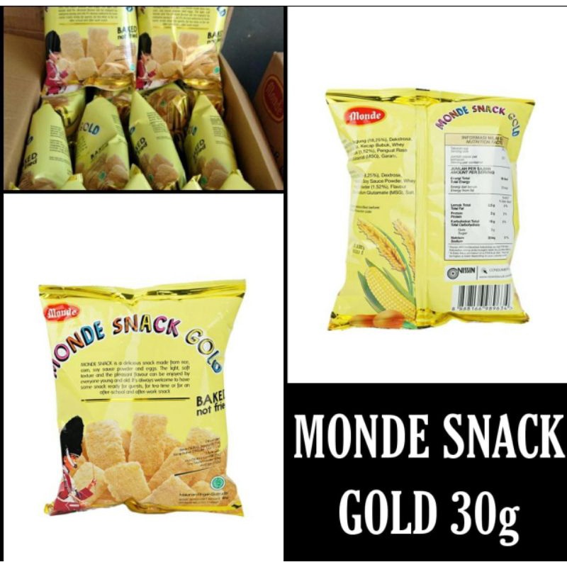 

Monde Snack Gold 30 gr