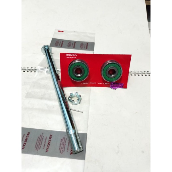 Bearing roda set + as roda belakang Honda Tiger Mega pro