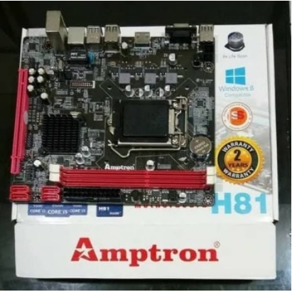 Motherboard Amptron Intel H81 (LGA1150, Intel H81, DDR3)