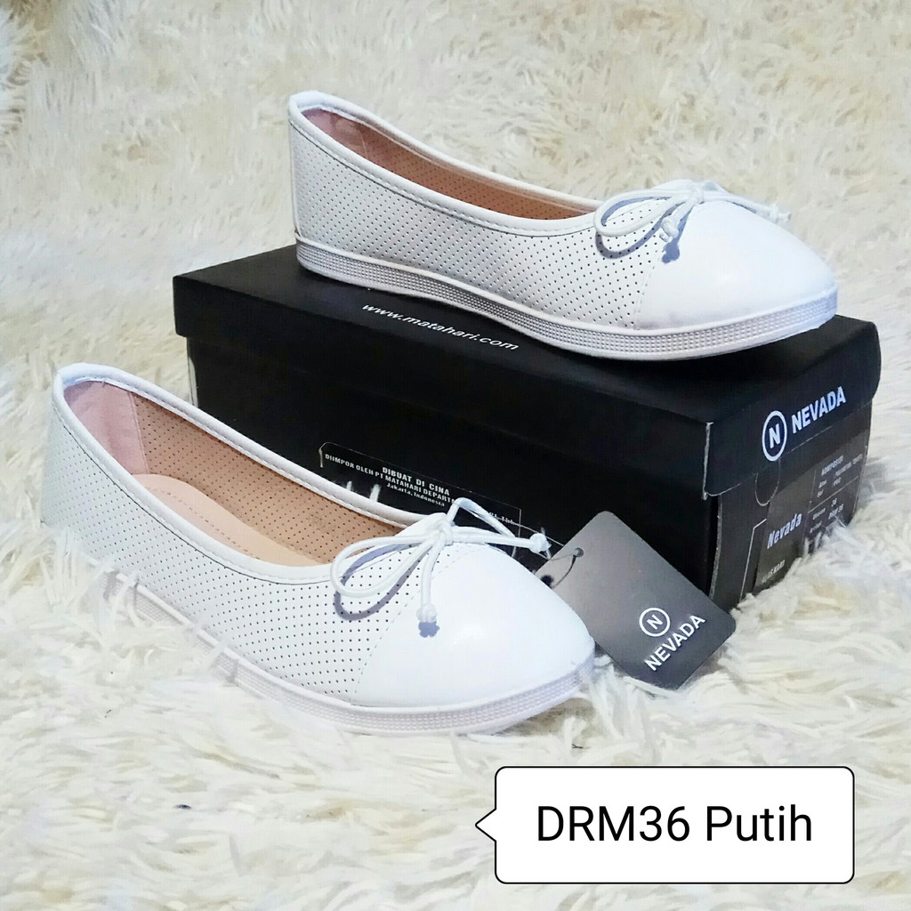 Sepatu Anak Nevada DRM36 Slip On Putih Original