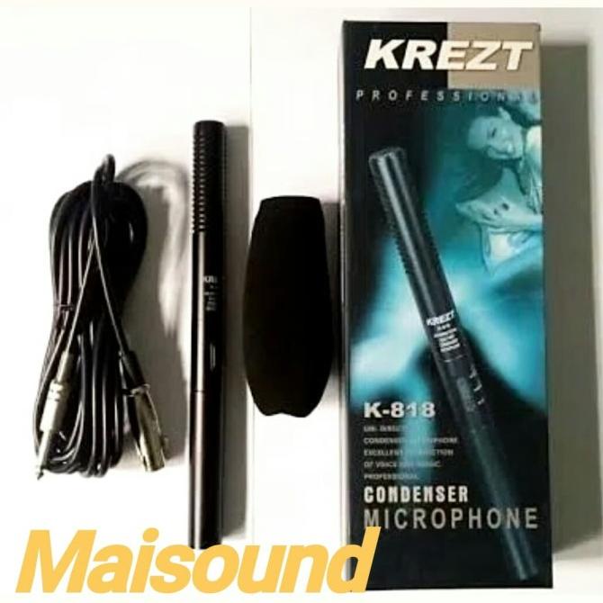 MIC KONDENSOR KREZT K 818 CONDENSOR MICROPHONE KREZT K818 SHOOTING