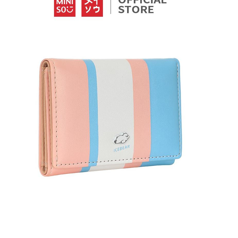 ❗SHOPPP✔️ - MINISO Dompet Wanita Kecil Mini Pendek Wallet Simple We Bare Bears