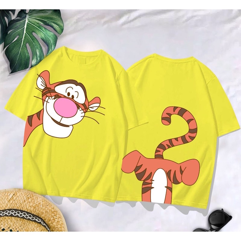 Baju kaos oversize xl tee tshirt cewe wanita dewasa remaja abg motif terbaru-Tigger
