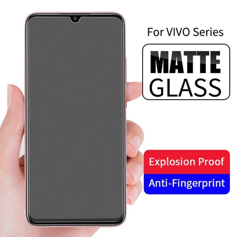 Tempered Glass Full Layar Vivo T2 / T2X / Z1 / Z1x / Z1 pro / Z3 / Z3x / Z5 / Z5x   Matte Glass 9H Anti Glare/Anti Minyak