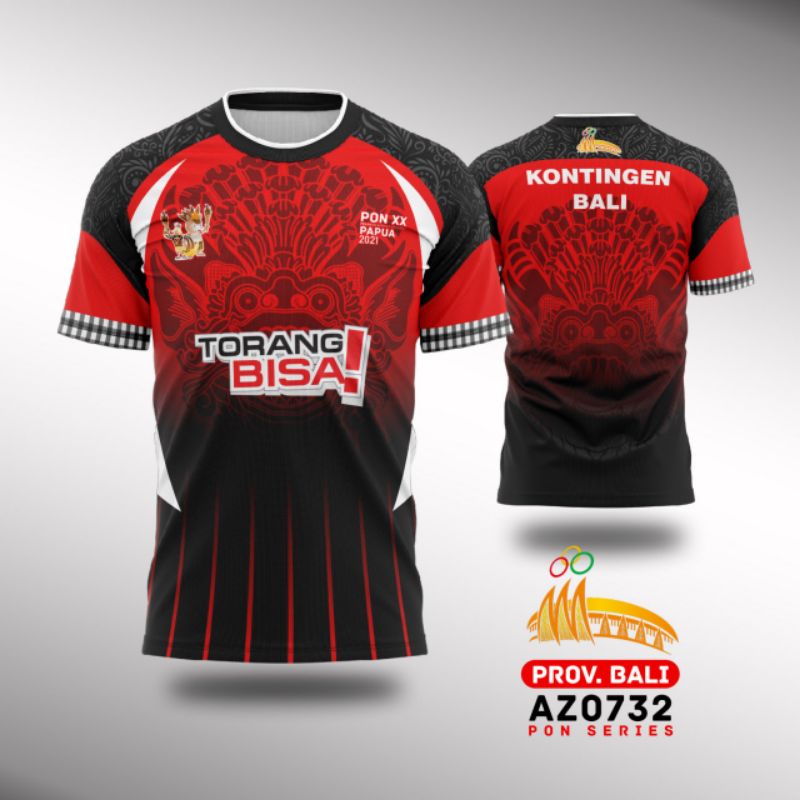Jersey baju PON pekan olahraga Nasional PAPUA DKI, Yogjakarta, Bali, Jawa tengah, Jabar, Sulut Dll