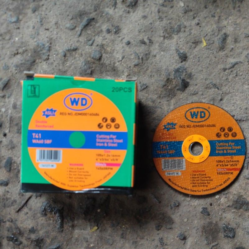 batu gerinda wd gold wd tipis wd cutting 4"