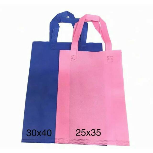 

HAY ready Goodiebag Tas Souvenir Tas spunbond handle berbagai ukuran MINIMAL 5 PCS