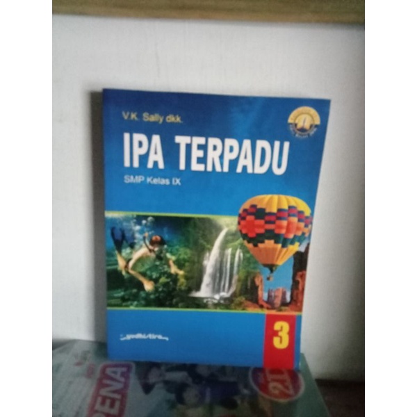 buku IPA terpadu kelas 9 SMP Yudhistira