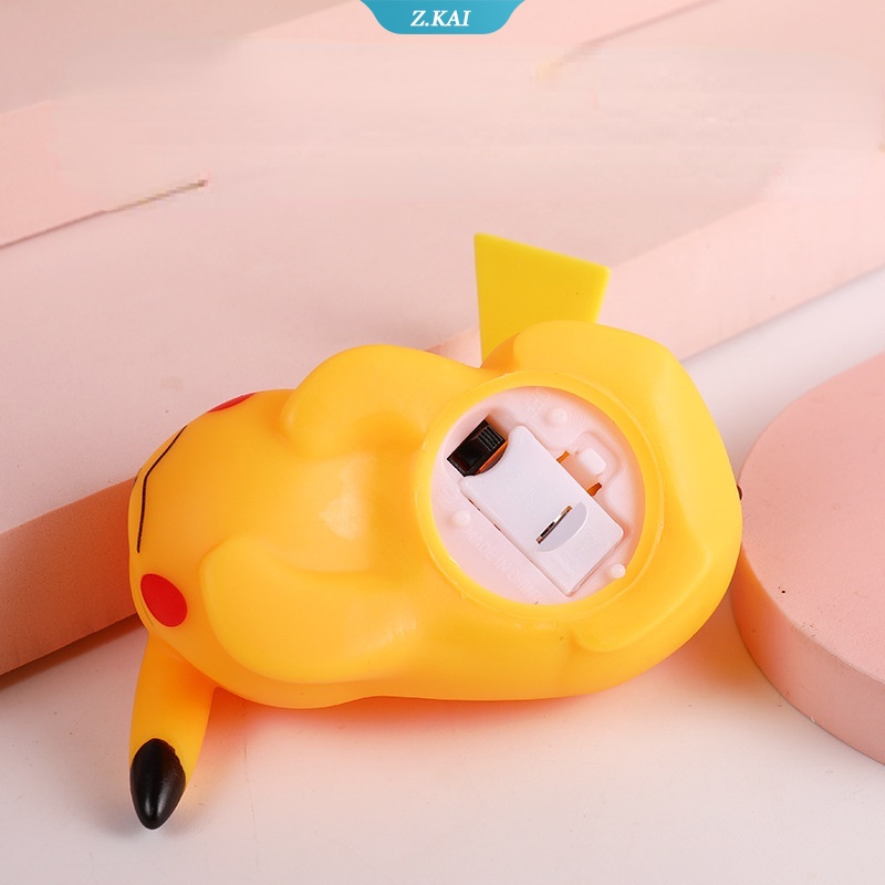 Lampu Tidur LED Bentuk Pokemon Pikachu Untuk Dekorasi Kamar Anak