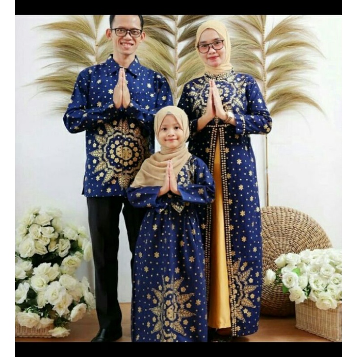 GAMIS SONGKET COUPLE MOTIF MATAHARI