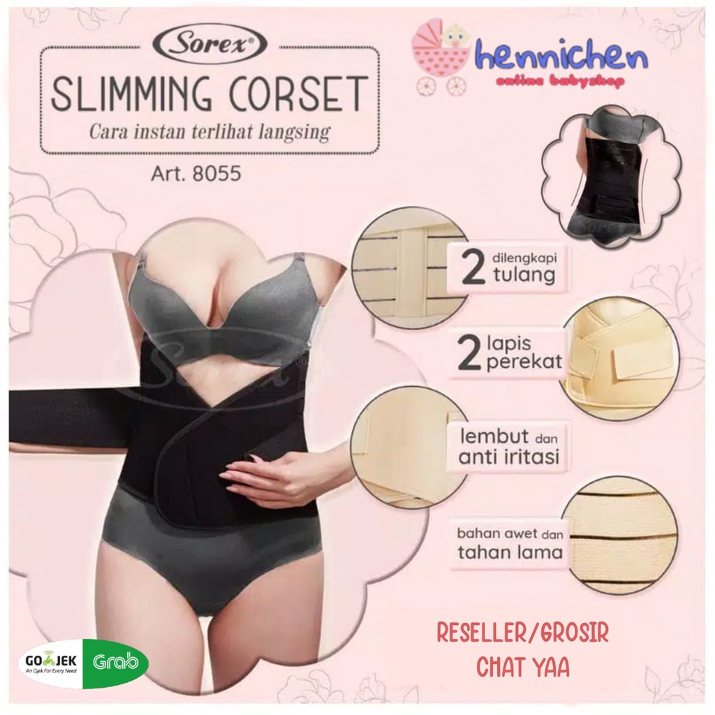 Sorex 8055 8056 Slimming Korset Stagen Korset Pelangsing Pasca Melahirkan